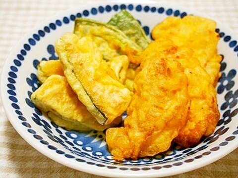 米粉のとり天！サクサク食感♪野菜も沢山♪